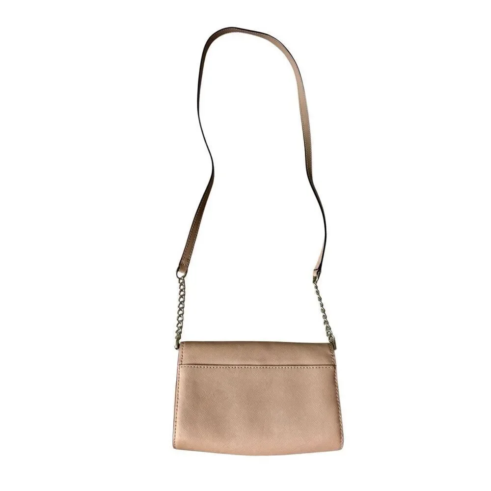 Kate Spade Saffiano Leather Crossbody‎ Purse Bag Tan Chain